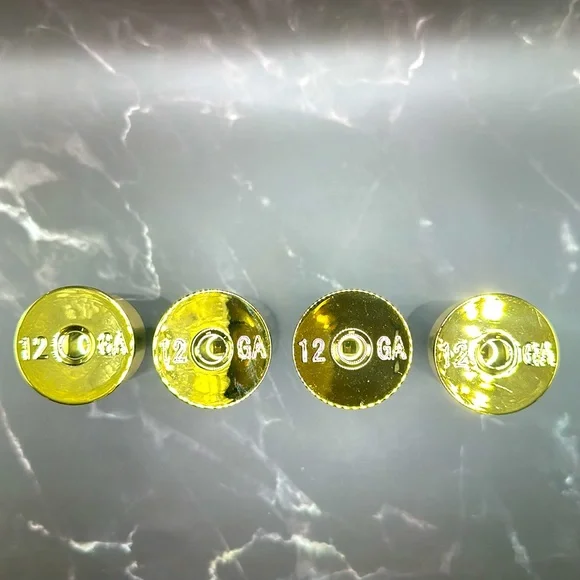 New - American Flag Shot Glasses 4 Piece Set 12 Gauge . - Picture 3 of 4